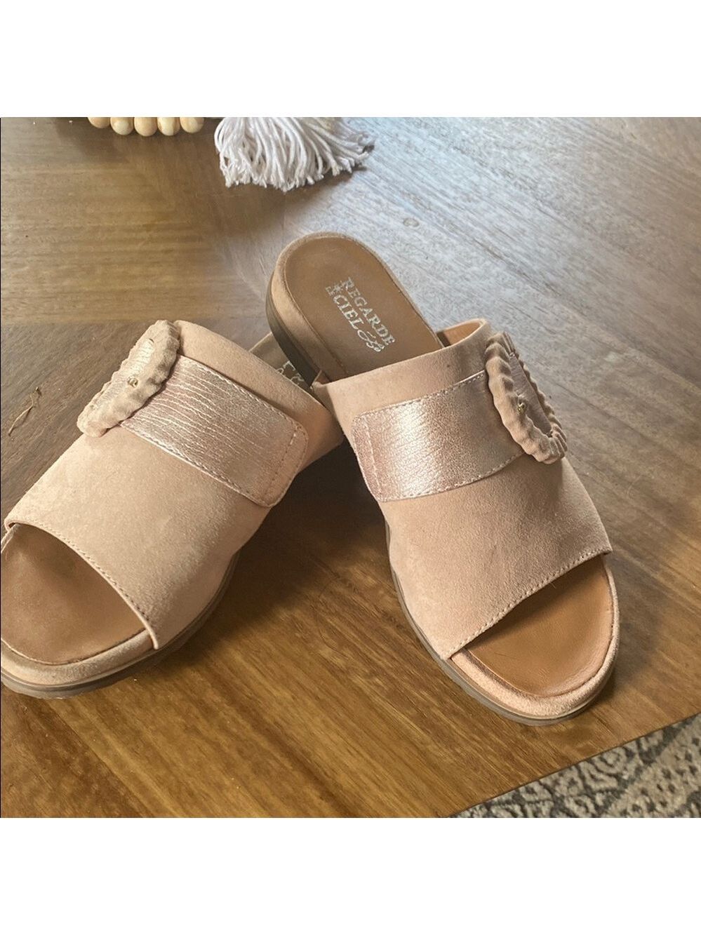 Bernardo Women's Pink Slide Sandals